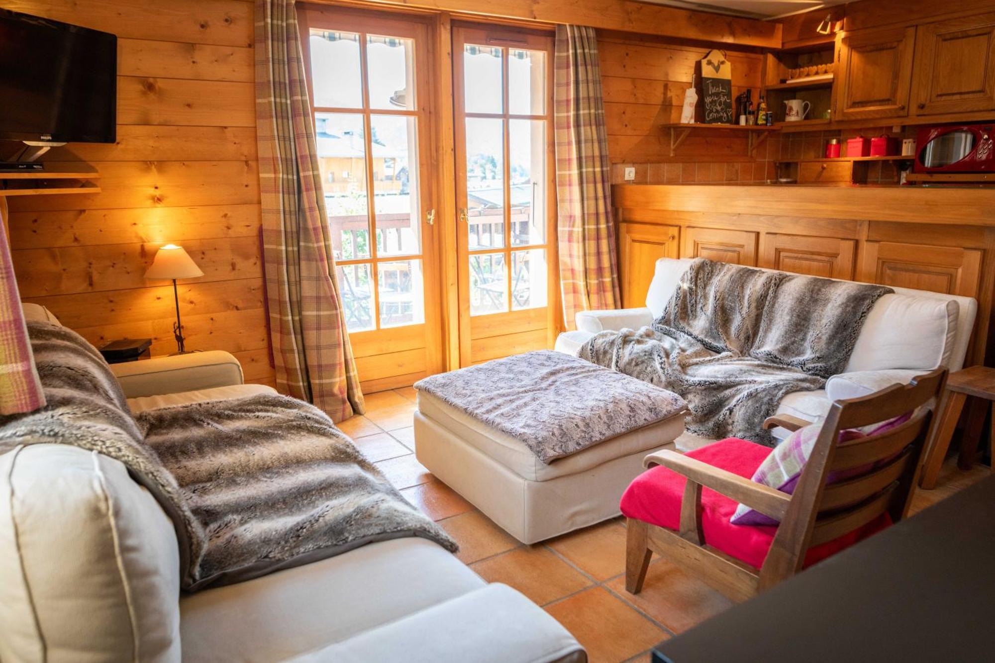 Warm 2-Bedroom Apartment Near The Tourist Office Megève Zewnętrze zdjęcie